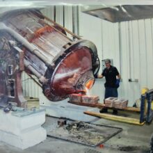 US SMELTING ROTARY BULLION FURNACE