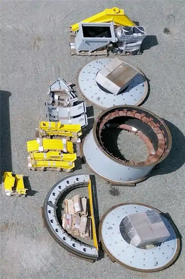 UNUSED OUTOTEC 3.7M X 1.5M EGL SAG MILL 350 HP (260KW)