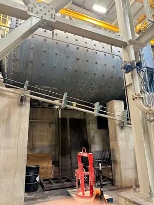 Metso 10'6" x 17'6" Ball Mill 1000HP