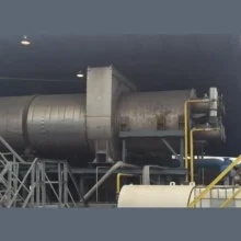 Vulcan 9FT X 60FT Rotary Drum Dryer
