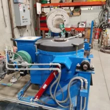 Baker Model 60-T Hydraulically Operated Crucible Furnace