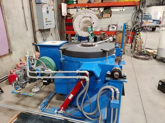 Baker Model 60-T Hydraulically Operated Crucible Furnace