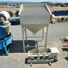 Approximately 20 Cubic Yard Mild Steel Feed Hopper with 9’ 10” Wide x 9’ 10” Long Feed Opening.