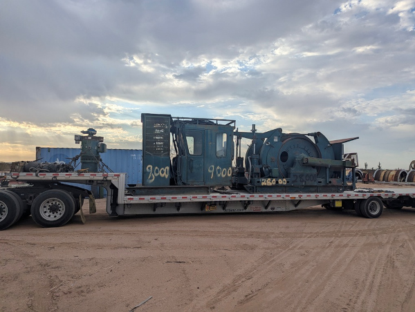 5' Dia x 38" Face Asea Single Drum Mine Hoist