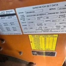 150KW Generac diesel Generator