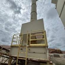 GENCOR STATIONARY ROTARY DRYER AND DUST COLLECTION SYSTEM